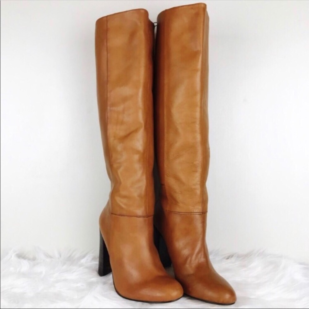 Joe Fresh Women’s Tall Leather Heeled Boots